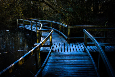 Staircase at night