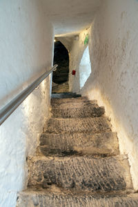 Staircase in old building