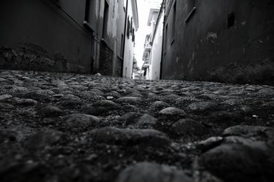 Surface level of built structures against the sky