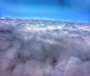 Aerial view of cloudscape