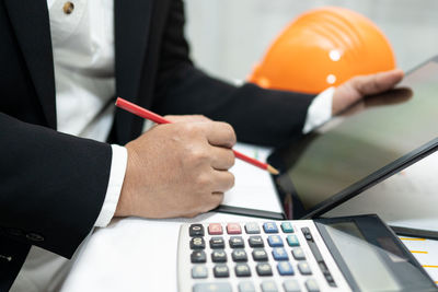 People working