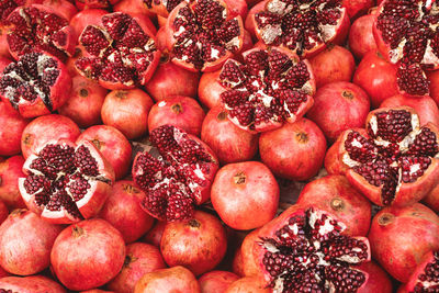 Full frame shot of fruits for sale at market stall