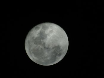 Close-up of moon at night