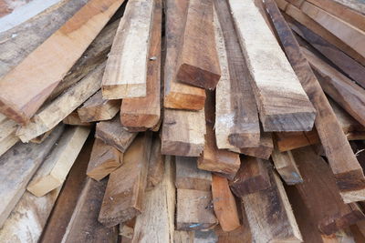 Wood pile for construction 