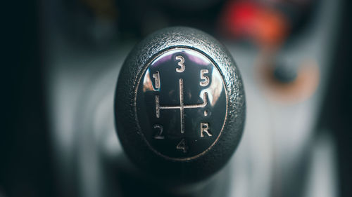 Close-up of vintage car