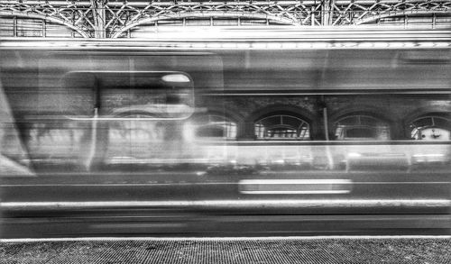 Train at railroad station