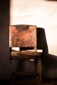 Close-up of rusty pipe