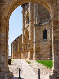 View of old ruin building