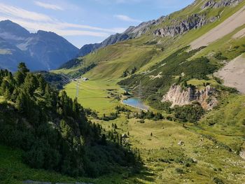 Scenic view of landscape against sky