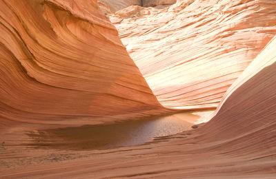 Rock formations in a desert arizona