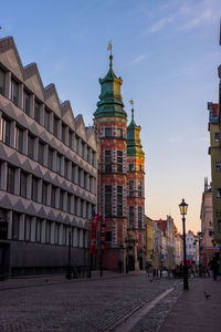 Buildings in city