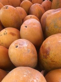 Full frame shot of fruits for sale at market stall