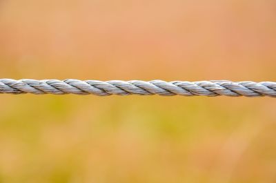 Close-up of rope outdoors