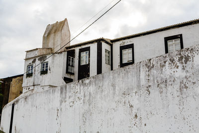 Low angle view of building against sky