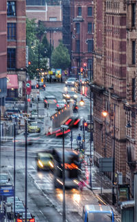 Traffic on city street