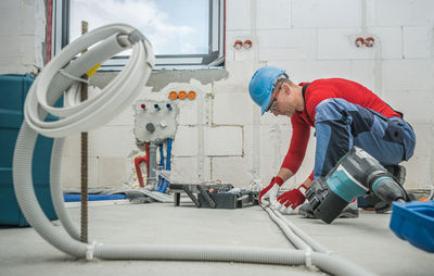 Man working in factory