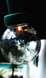 Close-up of water in glass