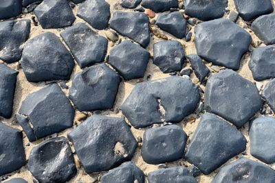 Full frame shot of pebbles