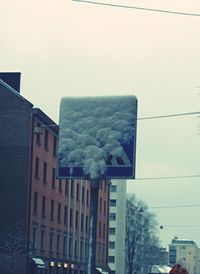 Low angle view of building against sky