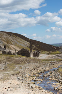 Old gang smelting mills near reeth in the yorkshire dales national park, north yorkshire, uk