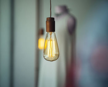 Close-up of light bulb