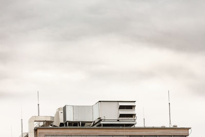 Low angle view of built structure against sky