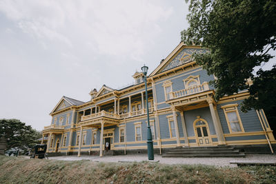 Low angle view of historical building