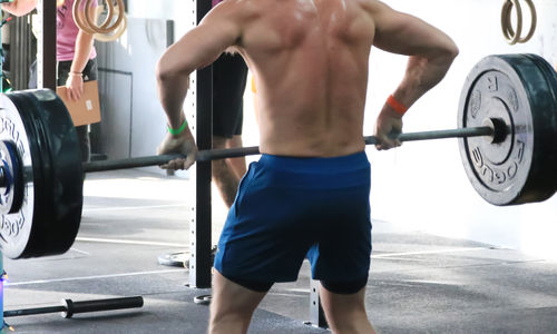 muscular build