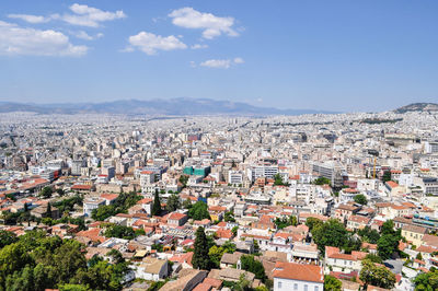 Aerial view of cityscape