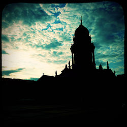 Low angle view of church