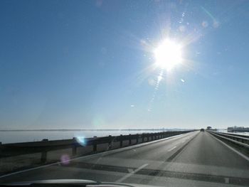 Road at sunset