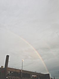 Low angle view of cloudy sky