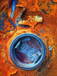 Full frame shot of rusty metal