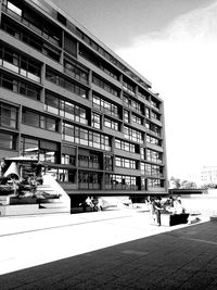 View of building in city