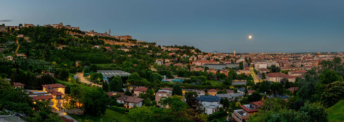 Ancient part of the city of bergamo