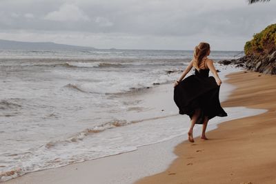 Woman on beach