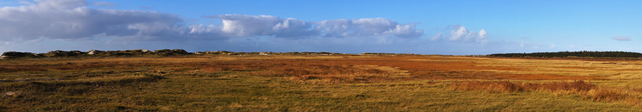 Panoramic view of landscape against sky