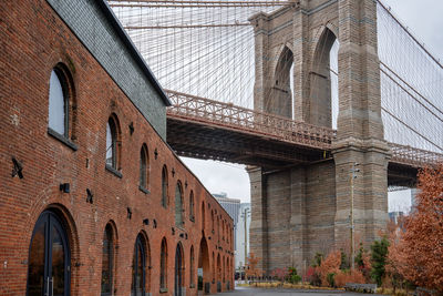 Low angle view of historic building