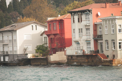 Houses in the sea
