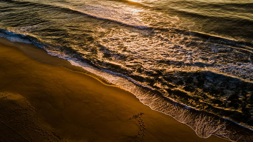 Aerial view of beach