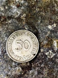 Close-up of old clock