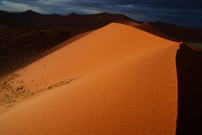 Desert landscape and sky