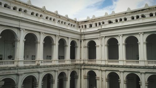 Low angle view of historical building