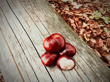 Close-up of wooden plank