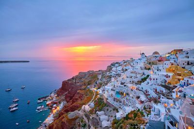 Famous greek tourist destination oia, greece