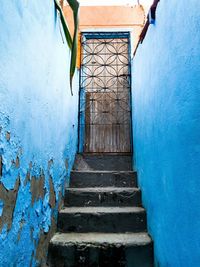 Steps leading towards door