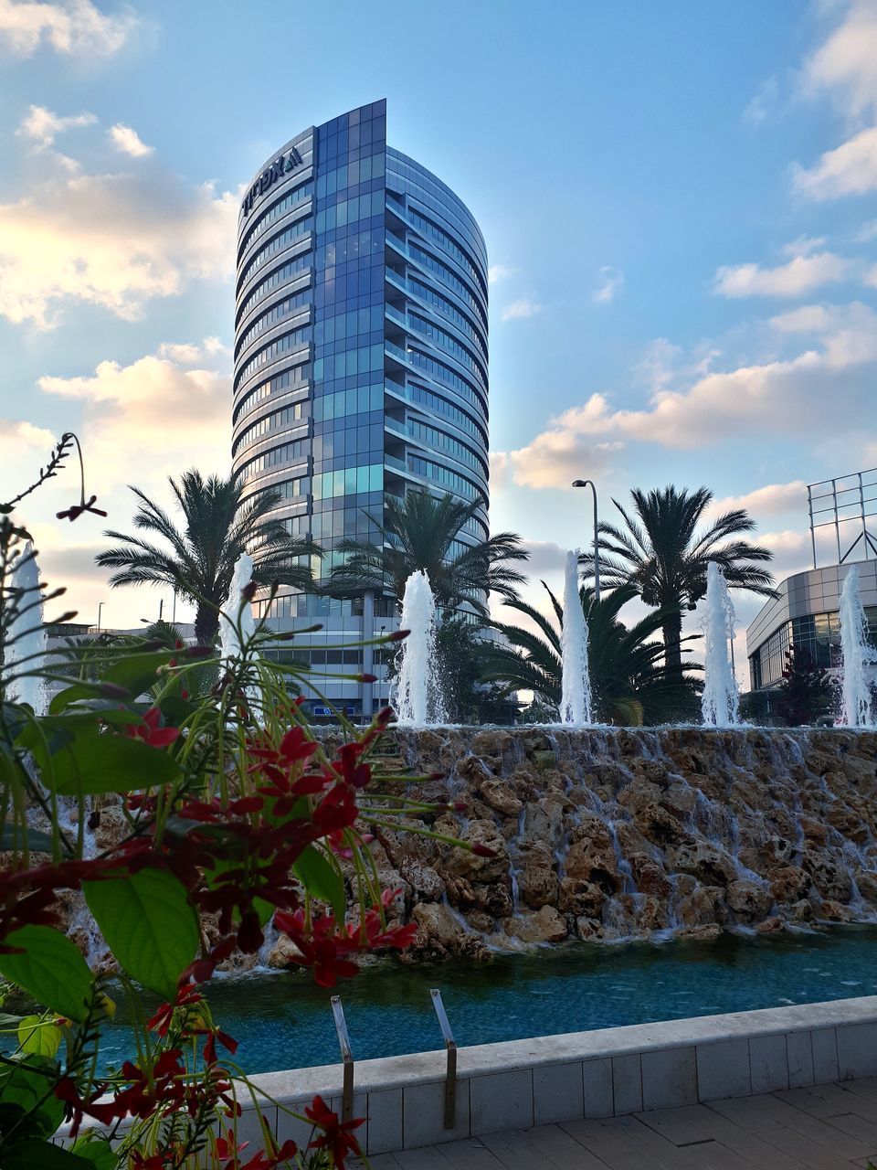 BUILDINGS AGAINST SKY