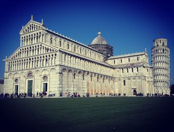 Low angle view of historical building