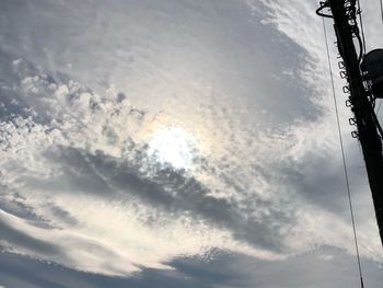 Low angle view of sky