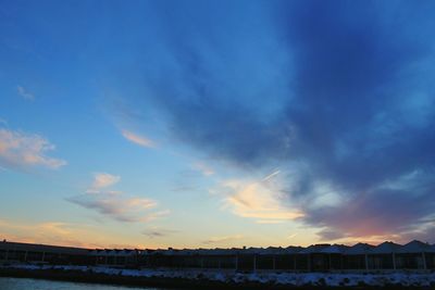 Scenic view of sky during sunset